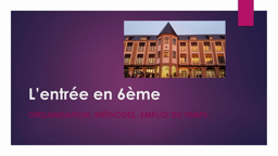 Entrer en 6ème au collège Auguste Brizeux de Quimper