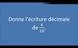 6010 - Écriture décimale