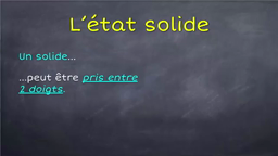 les états de la matière (cycle 3)