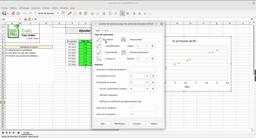Ajouter une courbe de tendance sur un graphique CALC