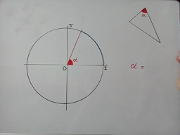 Mesurer un angle en radians