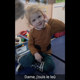 Dame je ouis le leù, maternelle MS LANGON GALLO