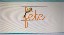 écriture fête
