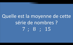 038 - Moyenne médiane étendue translation