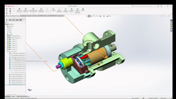 simu pompe pistons axiaux 2 Ajouter un moteur mettre en mouvement