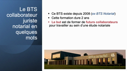 BTS Conseiller Juriste Notarial lycée Chaptal de Quimper