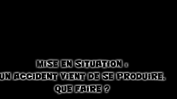 Prevention des accidents, mise en situation