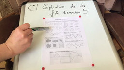 6e Fiche d’exercices 5