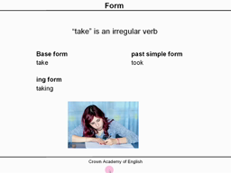 Les expressions avec TAKE.