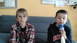 Nils et Enzo classe de neige