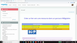 Faire un lien vers des ressources