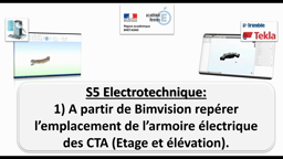 BIM TMSEC U21 S5 Repérer l'emplacement de l'armoire électrique