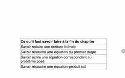 chap3 calcul littéral 1 équation