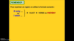 Exprimer les regrets en anglais