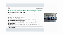 Contenus des nouveaux programmes de mathématiques de cycle 3