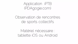 EPS - Prélever de l’information - Application iPTB