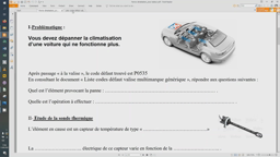 Capsule étude de la thermistance CTN 22