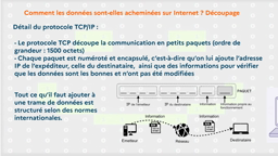 Protocole TCP IP : découpage