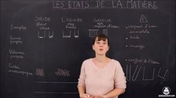 C.I les états de la matière