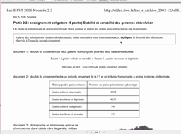 exercice génétique