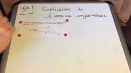 5e Exercice supplémentaire 