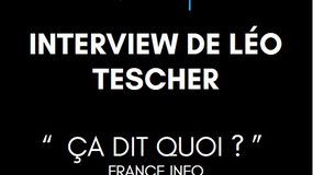Interview de Léo Tescher par les élèves de 1ère D du lycée de l'Harteloire pendant le Festival Longueur d'ondes 2024