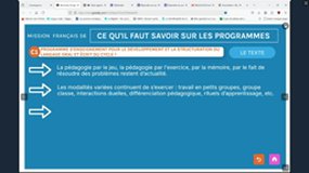 Présentation des Nouveaux Programmes - prise en main des Genially