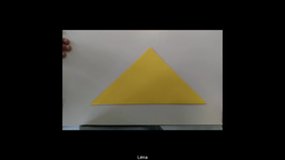 Origami le renard jaune