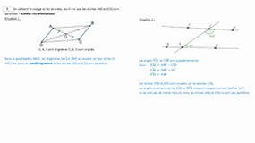 Théorème de Thalès et droites parallèles - Corrigé ex 5