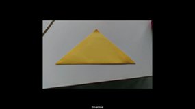 Origami le renard bleu