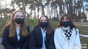 OAB-2022-Lycée Brocéliande-Communication par le regard entre êtres humains masqués