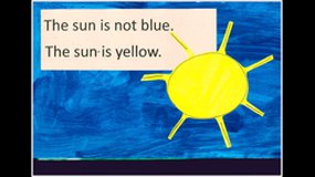 The sun is not blue