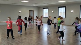première séance de danse