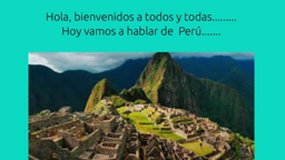 Programa web radio en clase de español- el Perú