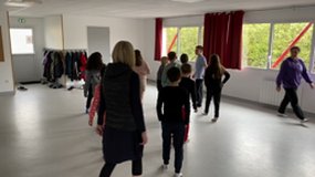séance de danse 1 avec Mélanie Gambie