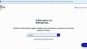 Annuaire des entreprises