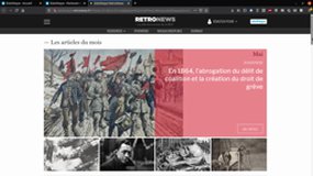 RétroNews-BNF : Enseigner avec les ressources des archives de la presse française