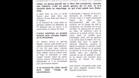 L'histoire incroyable mais vraie de Lilian de Mathis Catel et Alexis Henry 5B.