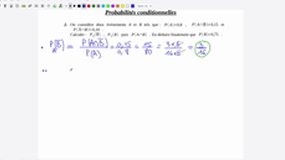 Probabilités conditionnelles Exercices 2 question_2