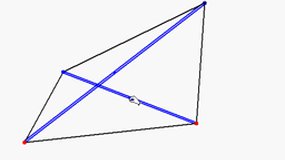Parallélogrammes à partir de leurs diagonales