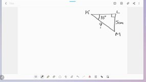 Trigonométrie calcul de longueur exemple 1