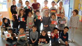 Semaine des Langues chez les MS-GS du Petit Prince à St Renan - classe de Delphine