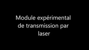 Montage expérimental laser