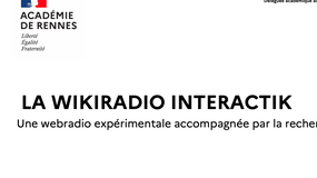 Wikiradio Interactik - présentation du projet - 1/3 Quels formats d'émissions sont produits ?