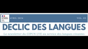 Déclic des Langues 3 (Podcast) - Avril 2024