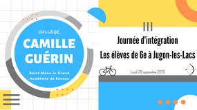 Journée d'intégration des 6e à Jugon-les-Lacs - - Lundi 29 septembre 2025