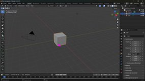 Pion -X²: paramétrage de Blender 4.2