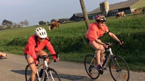 Entraînement des 3e cyclistes de Vern-Sur-Seiche pour la course "Faites équipes"