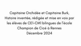 Capitaine Orchidée et Capitaine Burk