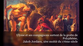 12. La ruse d'Ulysse pour s'échapper de la grotte de Polyphème : les béliers